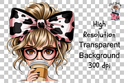 10 Adorable Coffee Lover Clipart PNG, a Graphic by Clipart Bloom (Thumbnail 11 of 11)