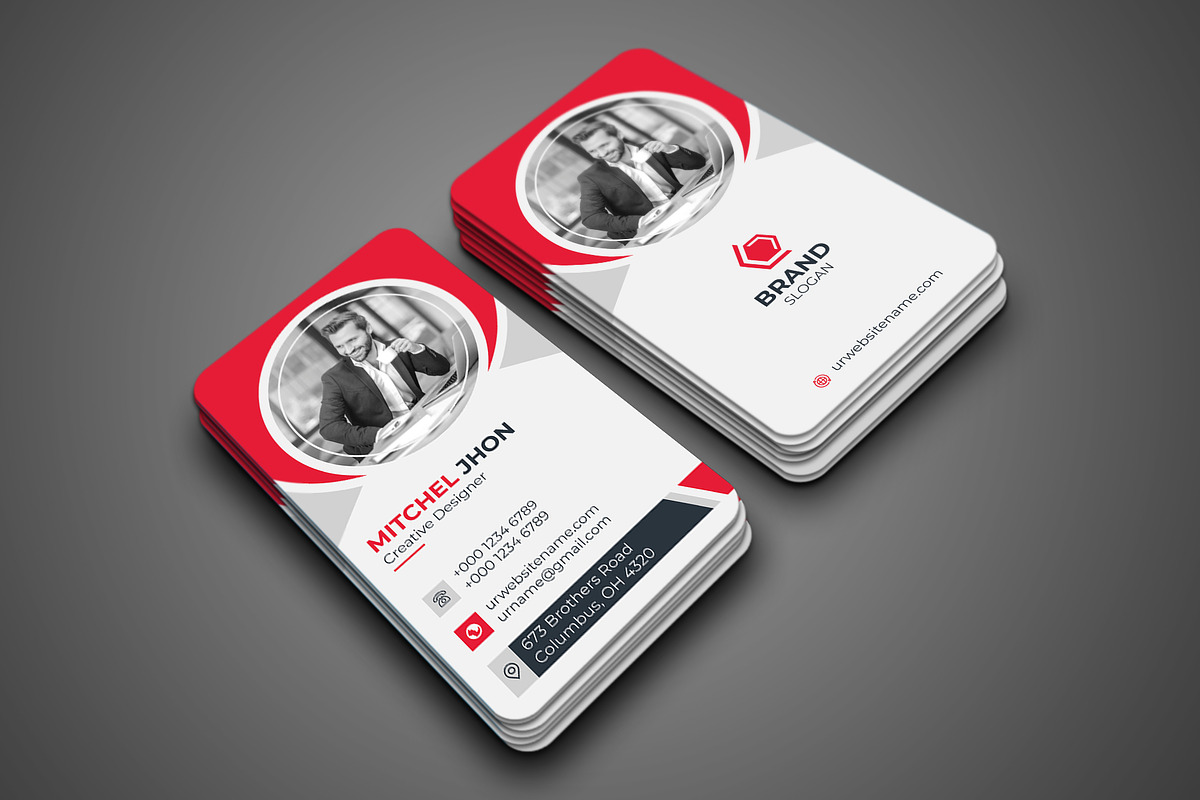 Corporate Business Card, a Business Card Template by GFXCity (Photo 1 of 4)