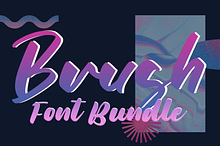 Brush Font Bundle
