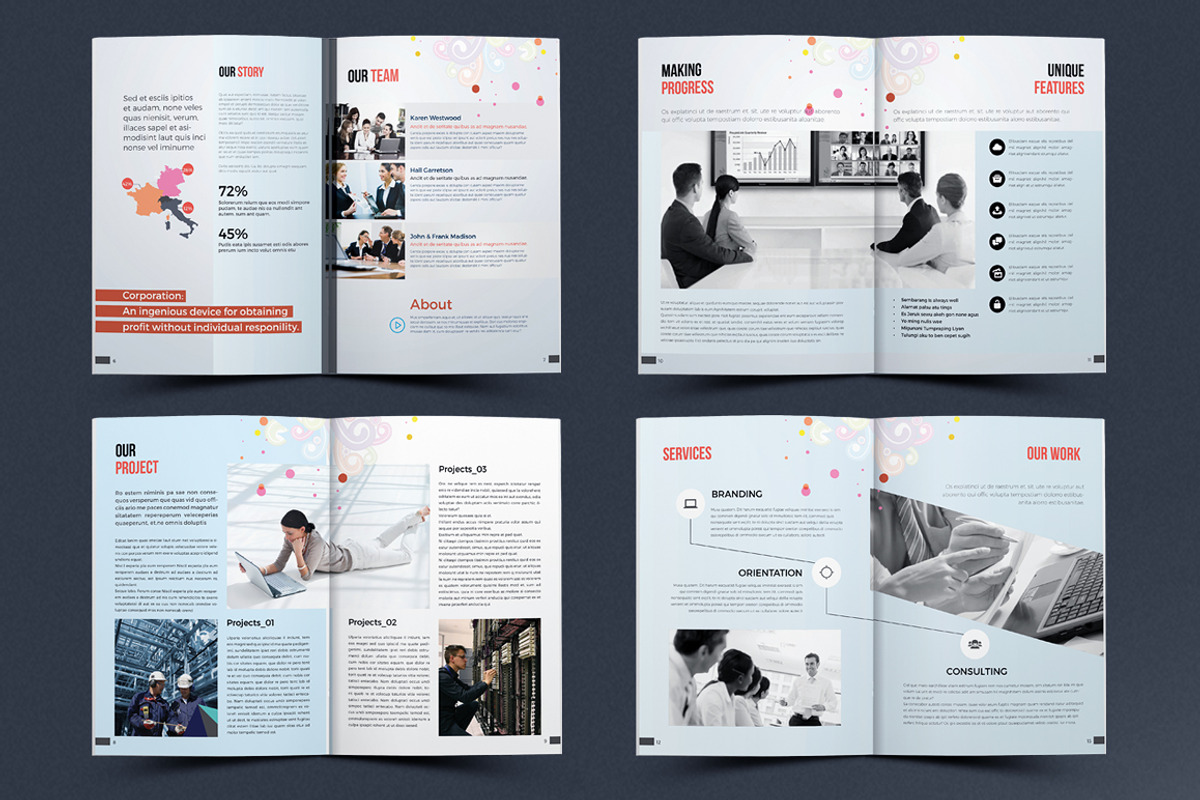 Brochure, a Brochure Template by artico (Photo 4 of 6)