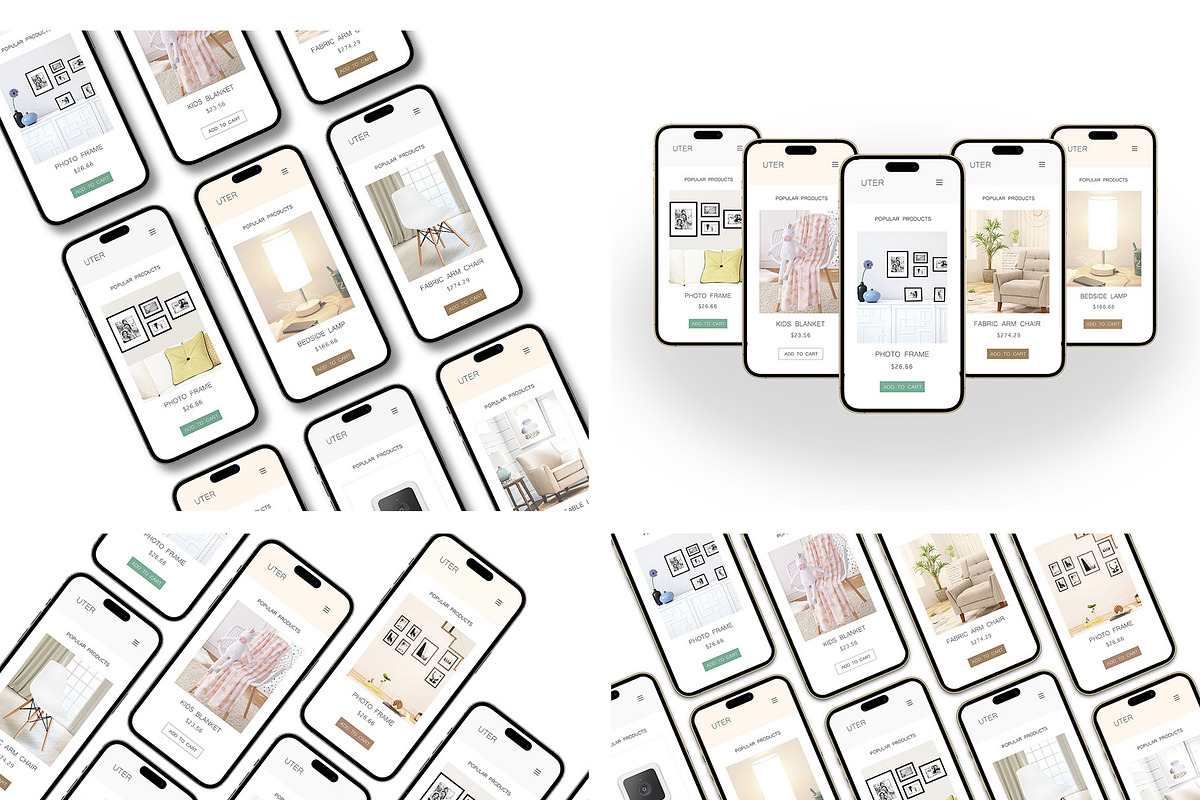ALL 3D iPHONE MOCK-UP BUNDLE VOL-8, an iPhone Mockup by Graphicsworld125 (Photo 6 of 22)