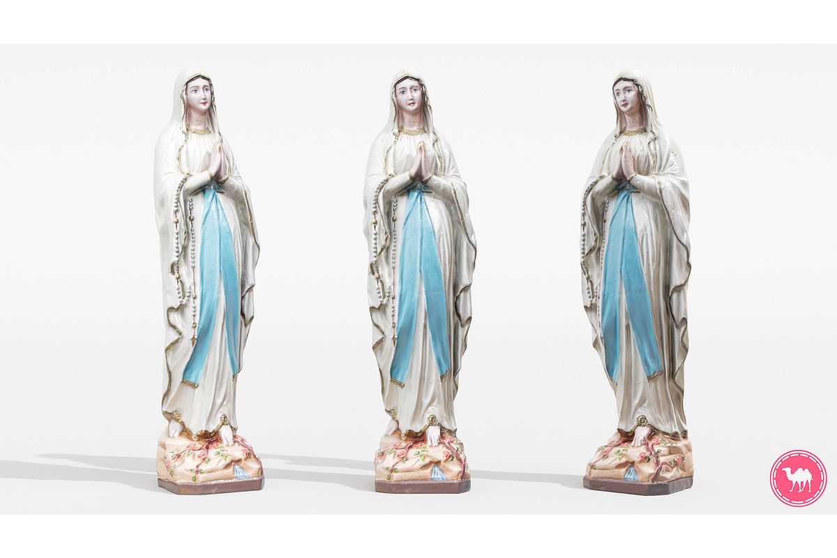 Statue - St Mary Painted, a Characters & Person 3D Model by 3DCargo (Photo 1 of 6)