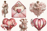 Modern Valentine Clipart Bundle, a Seasonal Illustration by BusyDaydesign (Thumbnail 4 of 9)