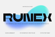 Runex – Modern Bold Expanded Sans, a Serif Font by roomspace creative lab (Thumbnail 1 of 12)