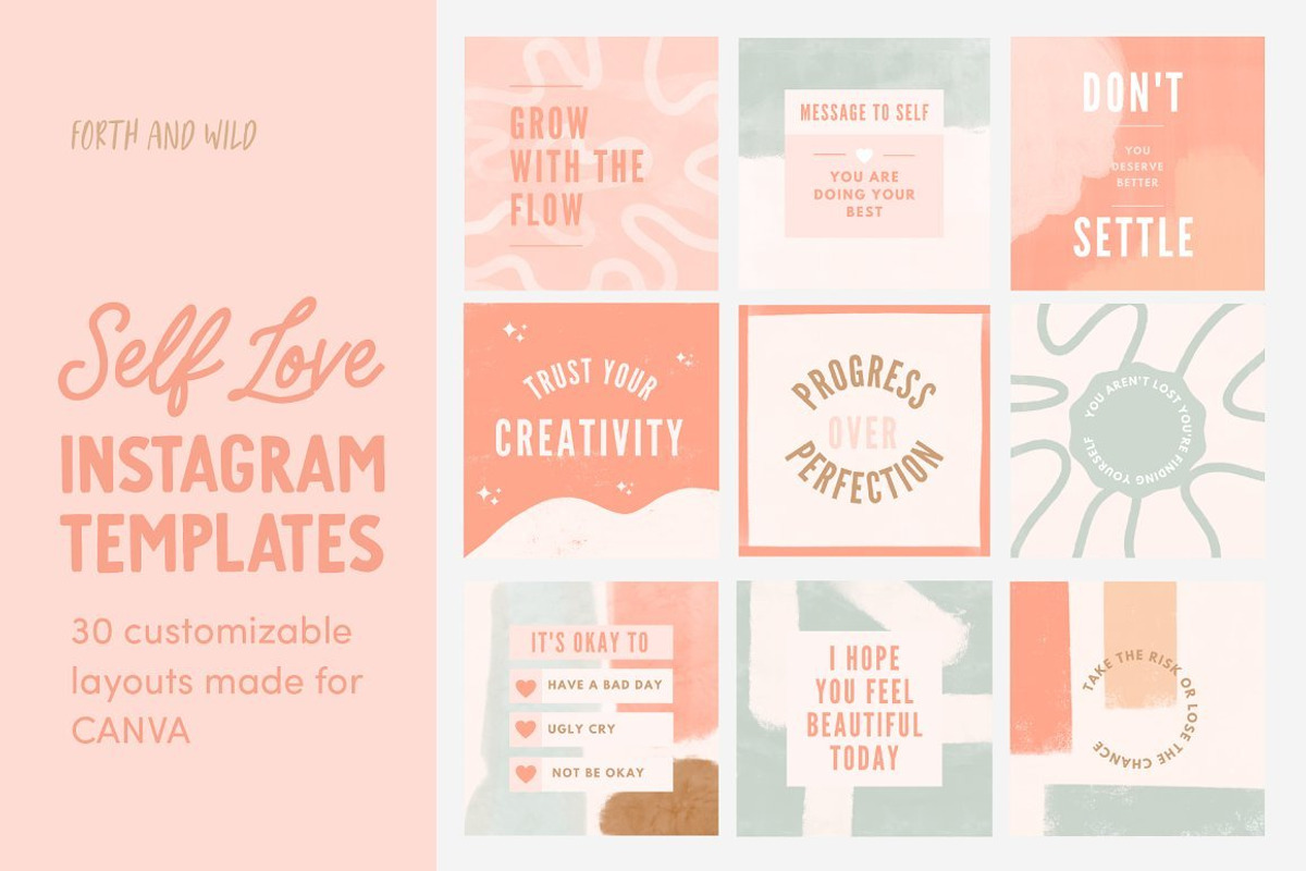 Social Media Templates For CANVA, a Social Media Template by Forth and Wild (Photo 15 of 31)