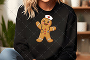 Gingerbread Christmas Nurse Doctor, an Illustration by Craft Nest (Thumbnail 4 of 6)