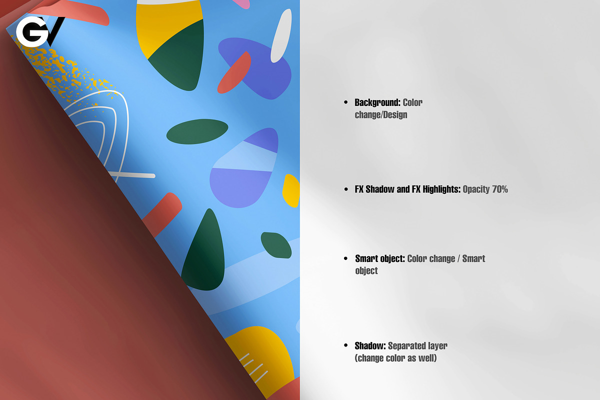 6 PSD Fabric Mockup | fabric mockup, a Household Mockup by GraphicVil (Photo 6 of 18)