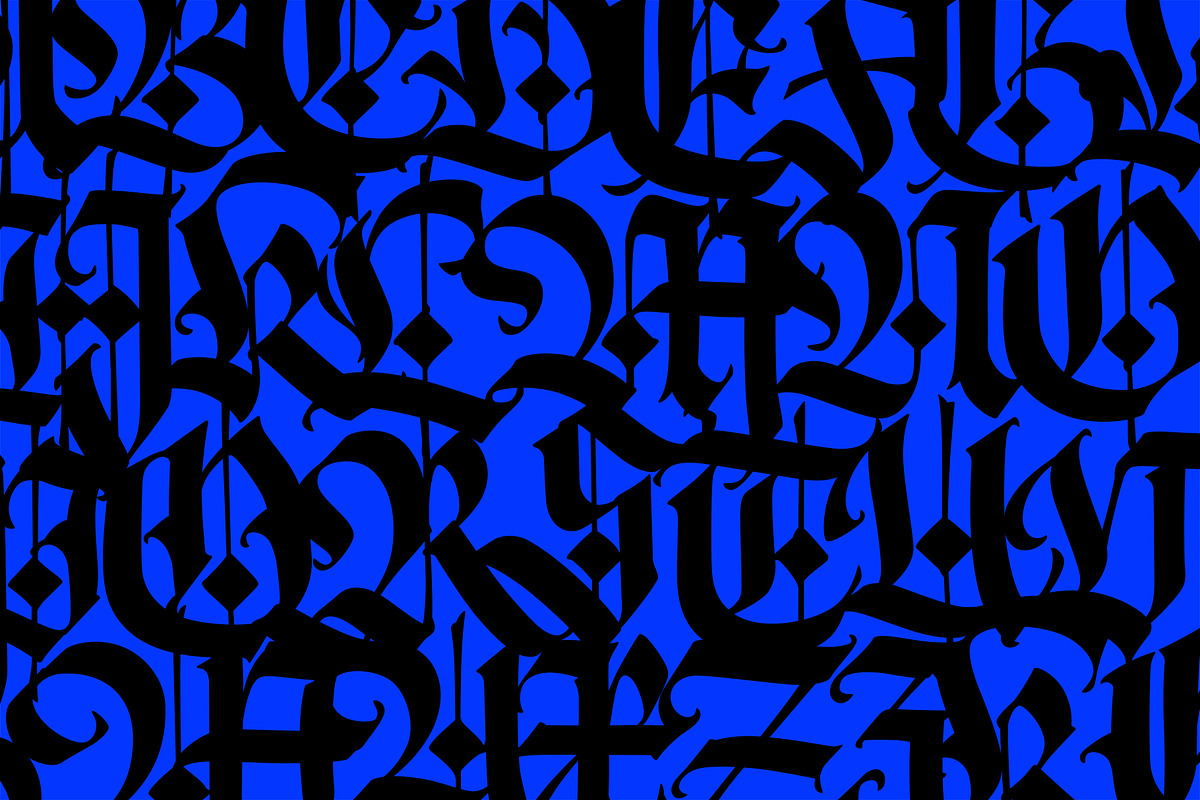 Gothic vector letters, an Object Graphic by GeekClick (Photo 7 of 8)