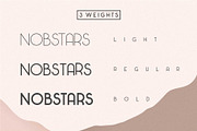 Nobstars, a Sans Serif Font by 24Design Studios (Thumbnail 8 of 9)