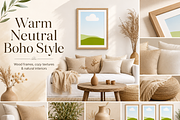 30 Boho Wall Art Mockups for Etsy, a Household Mockup by Local Marketing Templates (Thumbnail 7 of 8)