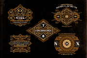 ArtDeco Badges & Frames, an Object Graphic by Cruzine (Thumbnail 2 of 5)