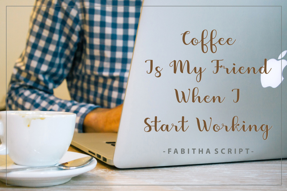 Fabitha Script Upright preview 3