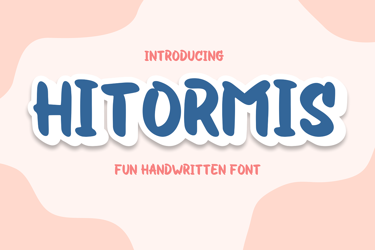 Hitormis | Fun Handwritten Font, a Serif Font by Forberas Club (Photo 1 of 7)