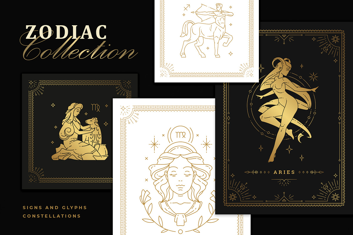 Astrology Zodiac Collection, an Animal Illustration by Vasya Kobelev (Photo 1 of 11)