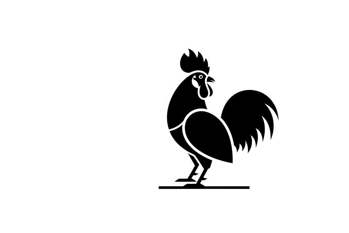 Rooster Chicken Silhouette Vector Bu, an Illustration by Designs_River (Photo 32 of 51)