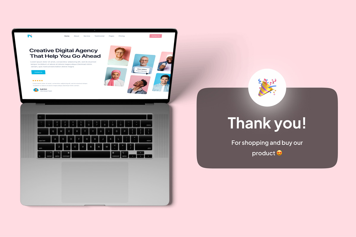 Digital Agency Web Templates, a Bootstrap Template by CreativeUI (Photo 7 of 7)