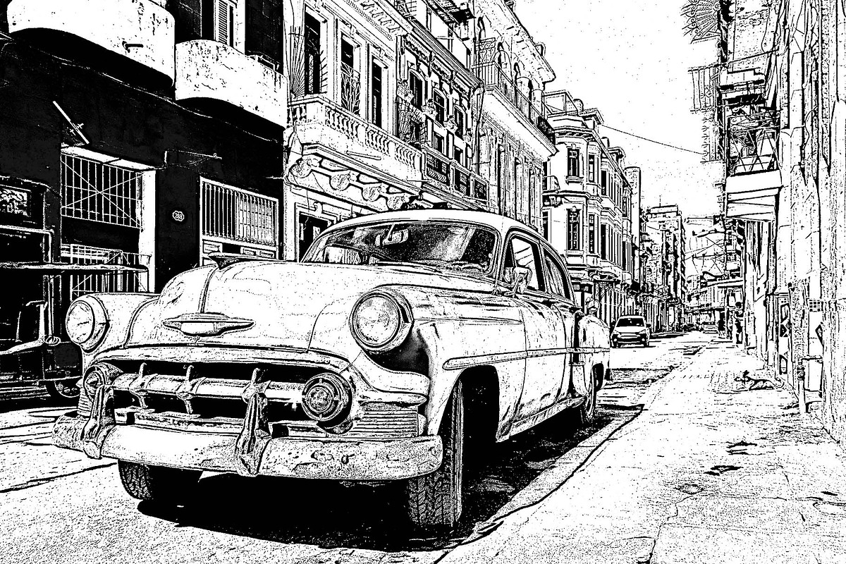 Pencil Line Art Photoshop Action, an Action Add-On by Photoshop Action (Photo 8 of 11)