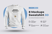 8 Mockups Mens 3D Sweatshirt, a Shirt Mockup by Grow Design Craft Studio (Thumbnail 1 of 5)
