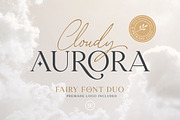 Cloudy Aurora - Font Duo (+LOGOS), a Serif Font by Sarid Ezra (Thumbnail 1 of 12)