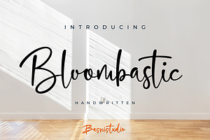 Bloombastic Handwritten Font