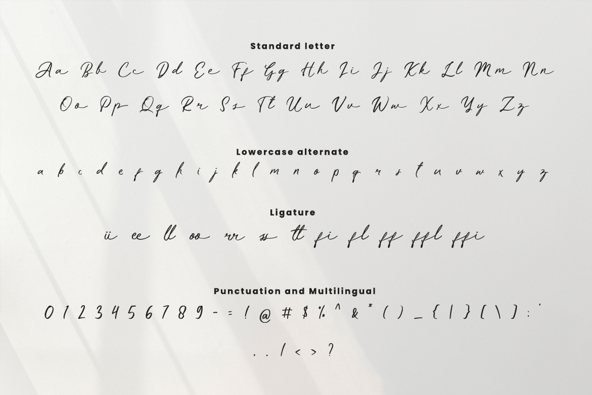 Galladise, a Script Font by kerismaker (Photo 4 of 10)