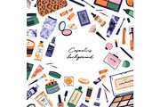 Beauty products set + templates, an Object Illustration by PaperTrident (Thumbnail 6 of 10)