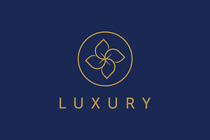Luxury line art beauty logo design
