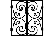 Vintage Scroll Gate Panel Bundle, a Decorative Illustration by Creativeshirt (Thumbnail 3 of 20)