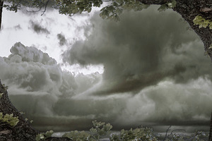 Panoramic cloudscape background, a Background Photo by DanFLCreativo
