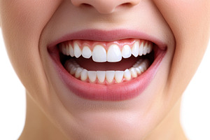 Bright smile revealing healthy teeth, a Photo by Beautiful things
