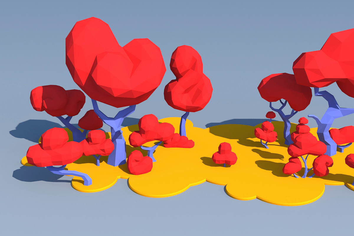 Trees And Bushes, an Environmental 3D Model by Saintpix (Photo 24 of 35)