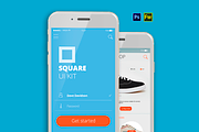 Square UI KIT, an UI Kit Template by Newface (Thumbnail 1 of 8)
