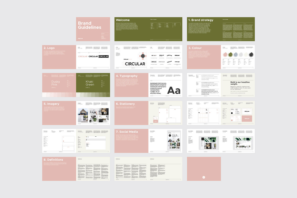 SANTONA / Brand Guidelines, a Brochure Template by Circular (Photo 11 of 11)