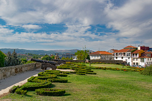 Walkway on the historic ramparts of chaves castle, an Architecture Photo by DanFLCreativo