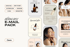 Skincare Email Newsletter Pack