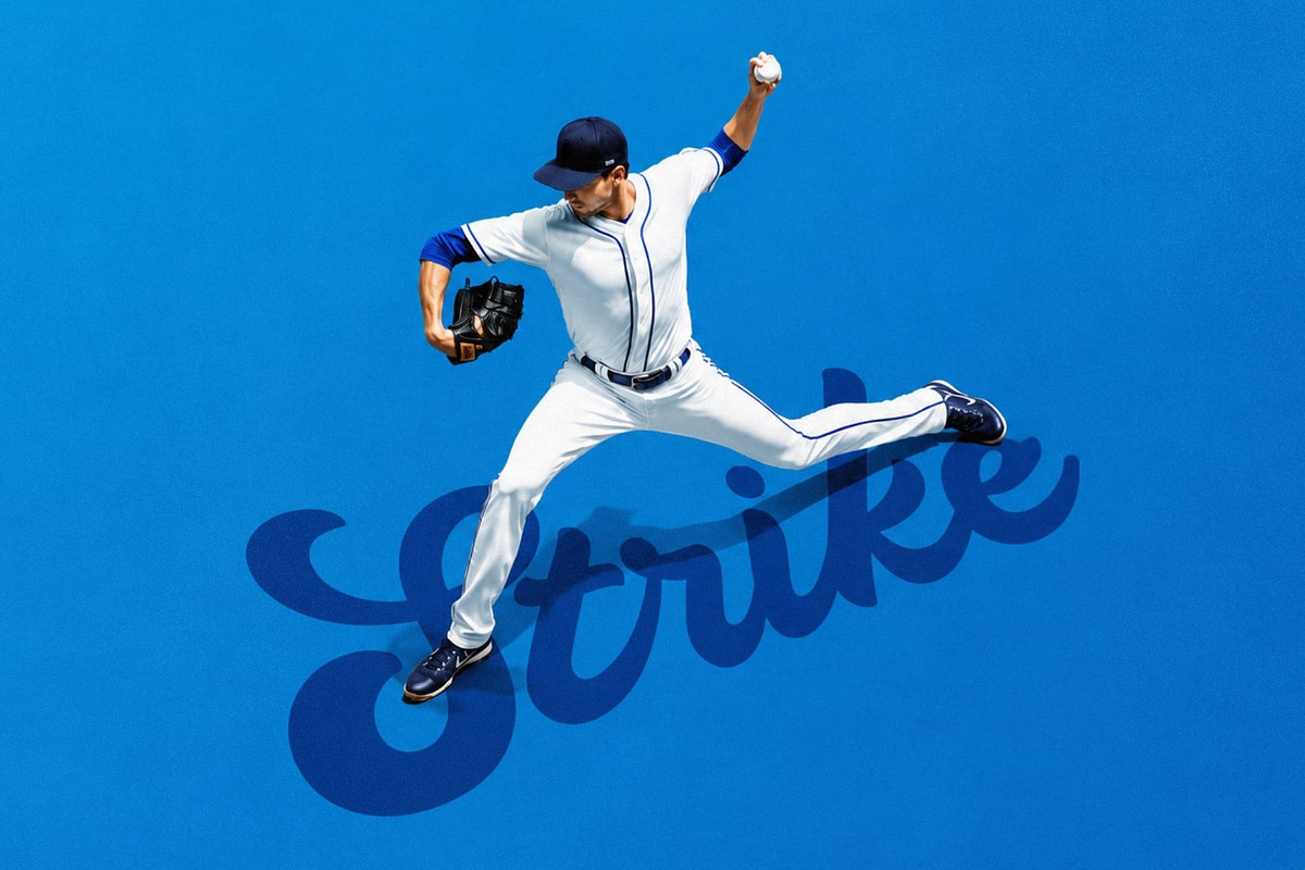 Outfield Glory - Baseball Script, a Script Font by HipFonts (Photo 10 of 11)