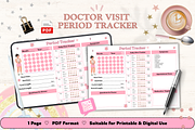 Doctor Appointment Period Tracker, a Print Template by bellaROSEworkshop (Thumbnail 1 of 5)