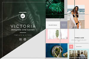 Victoria Instagram Posts Layouts