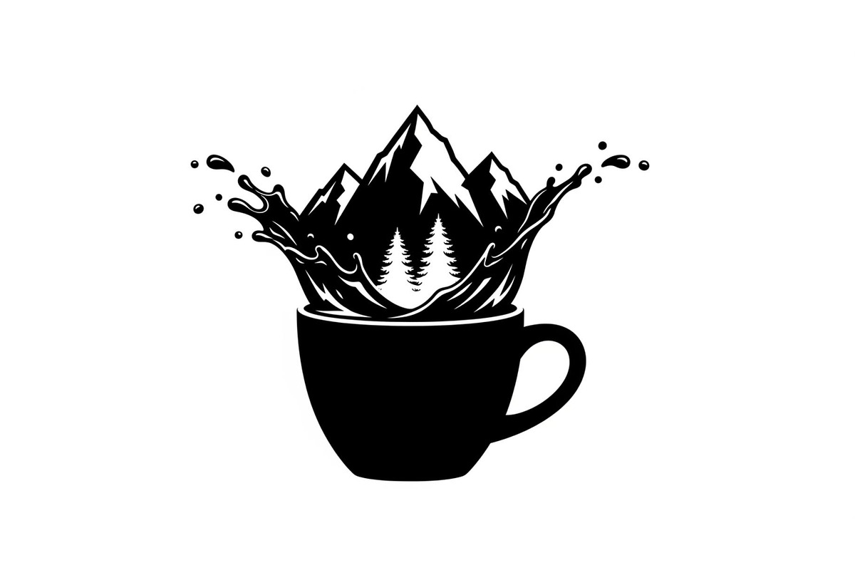 Mountain Coffee Cup Design Bundle, an Illustration by yasushie (Photo 7 of 31)