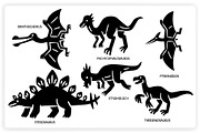 38 Dinosaur Elements x3 Styles, a Graphic by monkik (Thumbnail 15 of 22)