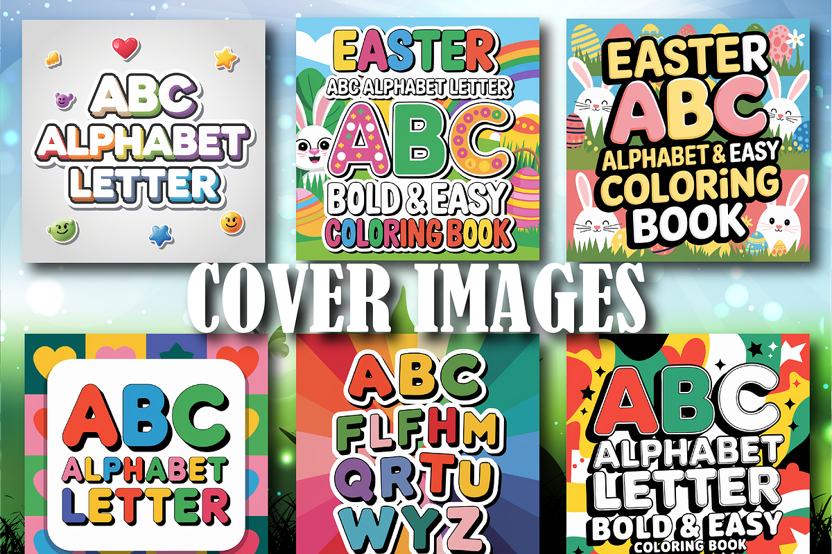 Easter ABC Alphabet Letter Coloring, an Animal Illustration by Design Home (Photo 2 of 4)