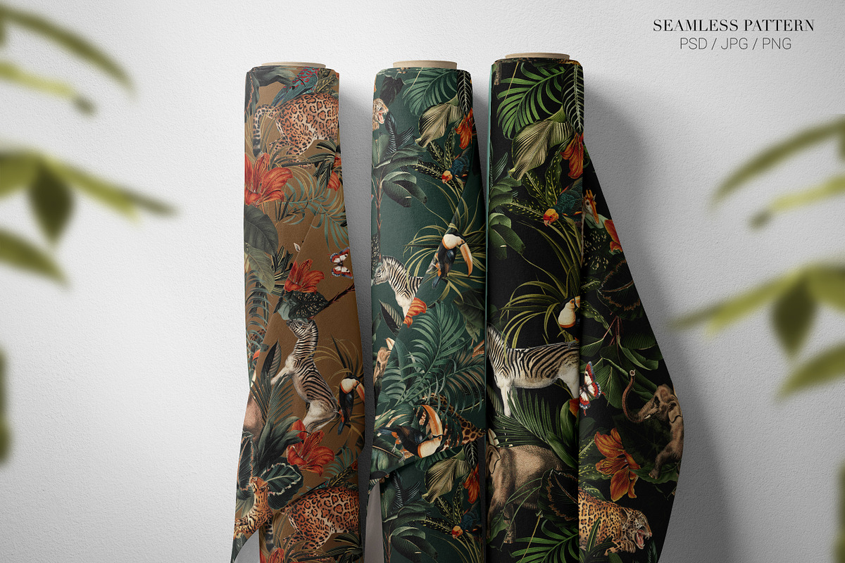 Savanah Pattern Summer, a Wallpaper Graphic by Luiz da Rolt Grathwohl (Photo 3 of 8)