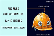 Watercolor Cute Construction PNG, an Illustration by SinaCreation (Thumbnail 4 of 5)