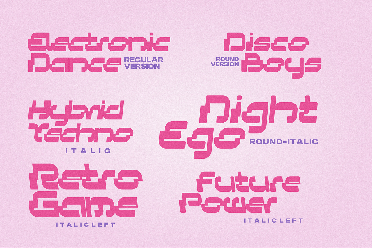 Arota Y2k, a Sans Serif Font by 24Design Studios (Photo 8 of 13)