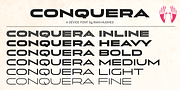Conquera, a Sans Serif Font by Device (Thumbnail 5 of 8)