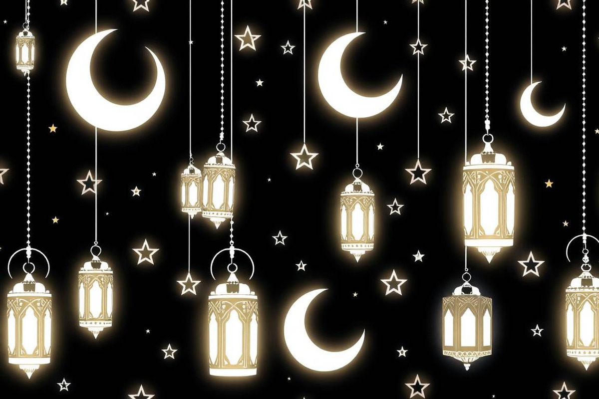 32 PNG Golden Islamic Lantern Patter, a Pattern Graphic by adenpinkstore (Photo 8 of 17)