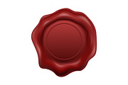 Wax Seal. Vector Set., an Object Graphic by Gomolach (Thumbnail 7 of 11)