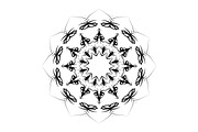 Ornamental Black White Mandala Pack, a Decorative Illustration by NJ Himel (Thumbnail 40 of 103)