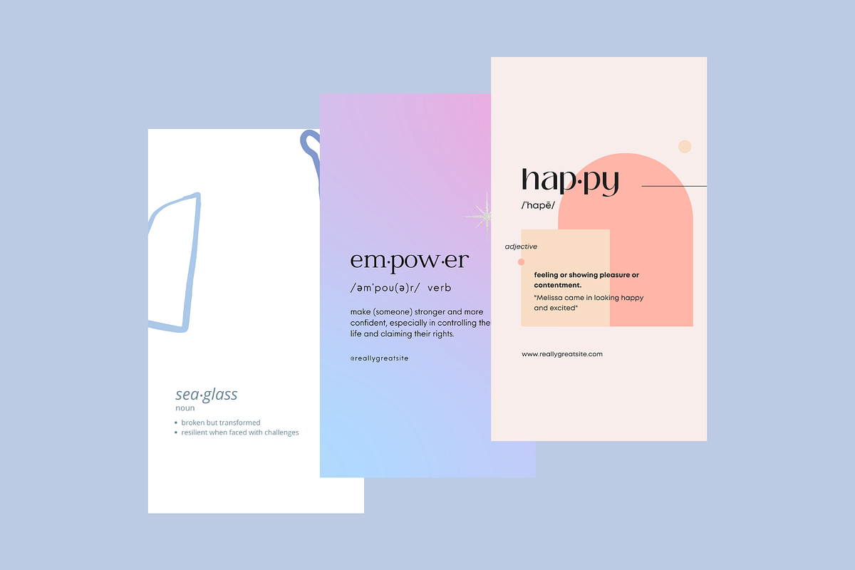 Definitions Instagram Collection, a Social Media Template by Palm Creatives (Photo 5 of 8)