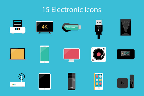 15 Electronic Icons